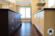Kitchen cabinets hardwood flooring moulding trimwork